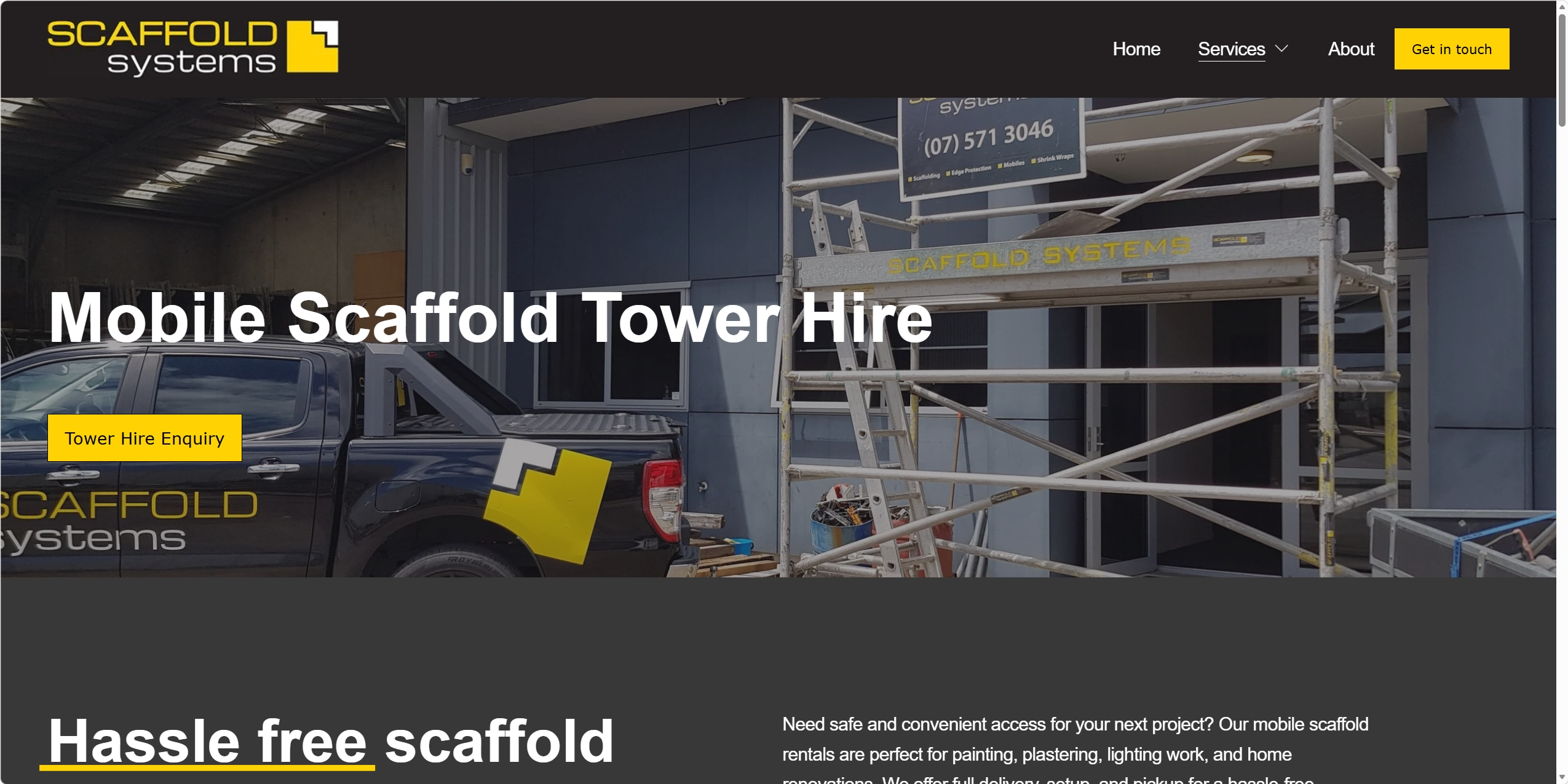 Scaffold Systems website